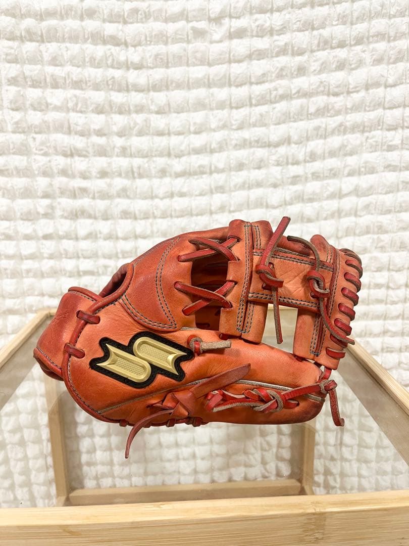 【最上位モデル‼️】SSK proedge 軟式　少年用　グローブ オレンジ　内野