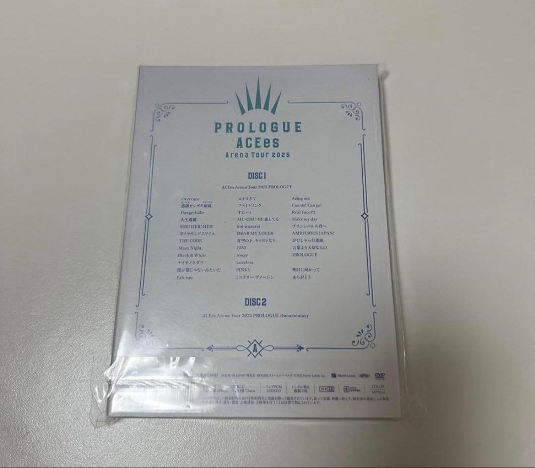 PROLOGUE ACEes 音楽DVD