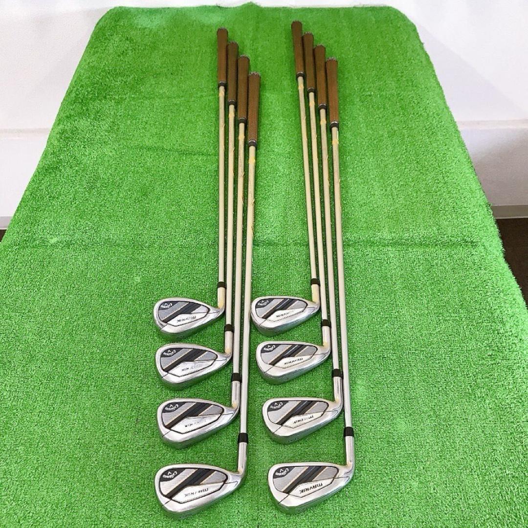 タ96★希少左利き用 キャロウェイ MAVRIK 8本アイアンセット レフティ
