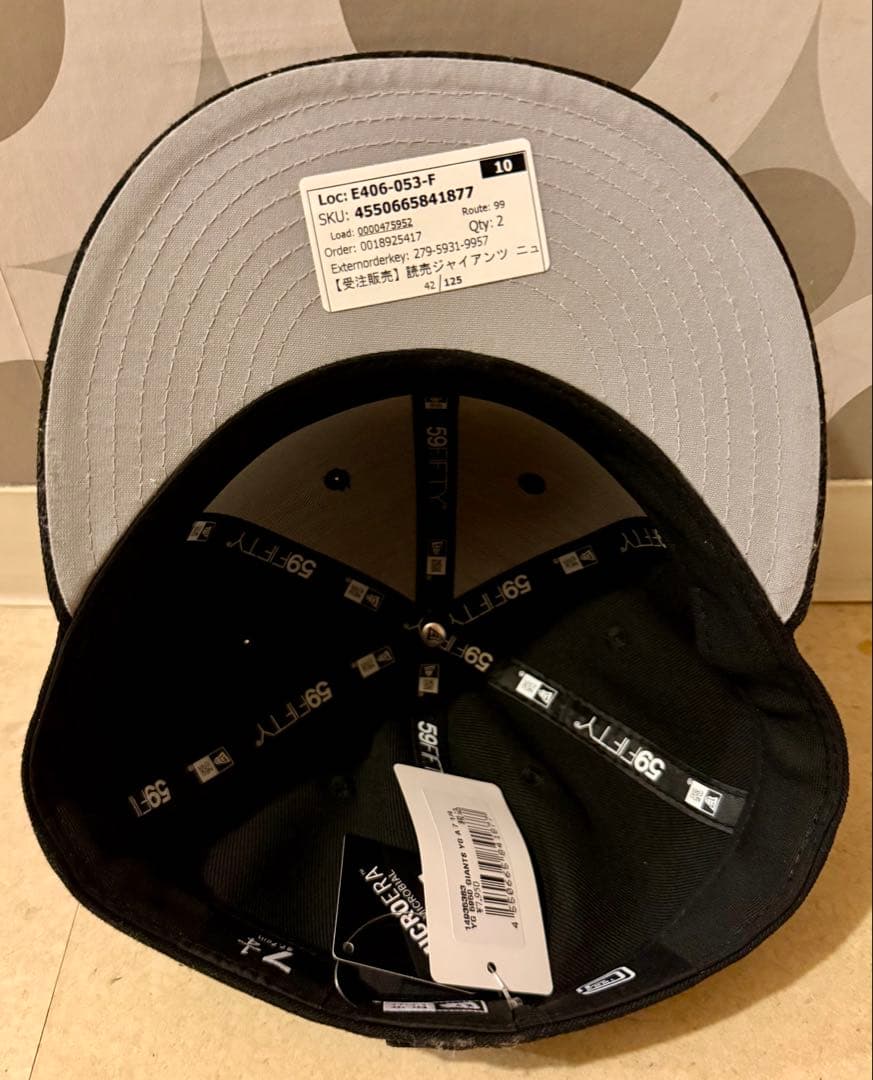 読売ジャイアンツ 長嶋茂雄　追悼試合特別ワッペン付き ニューエラ　7 1/4