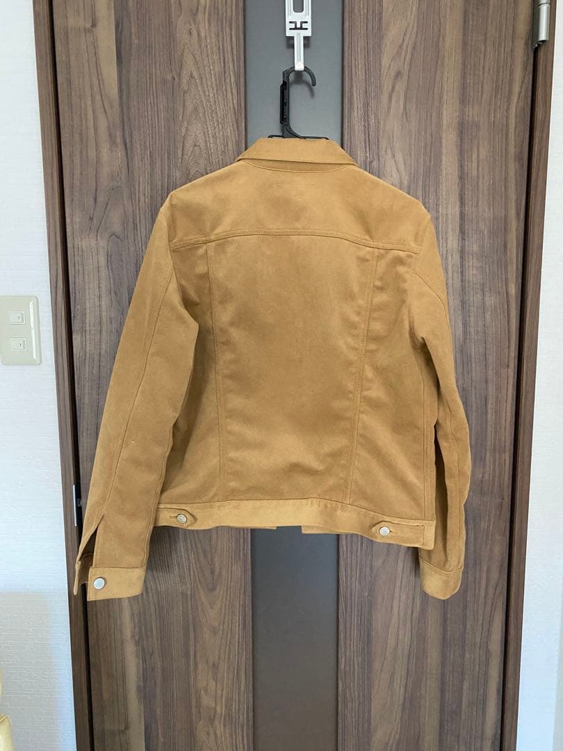 Seagreen デニム型ブルゾン　フェイクスエード