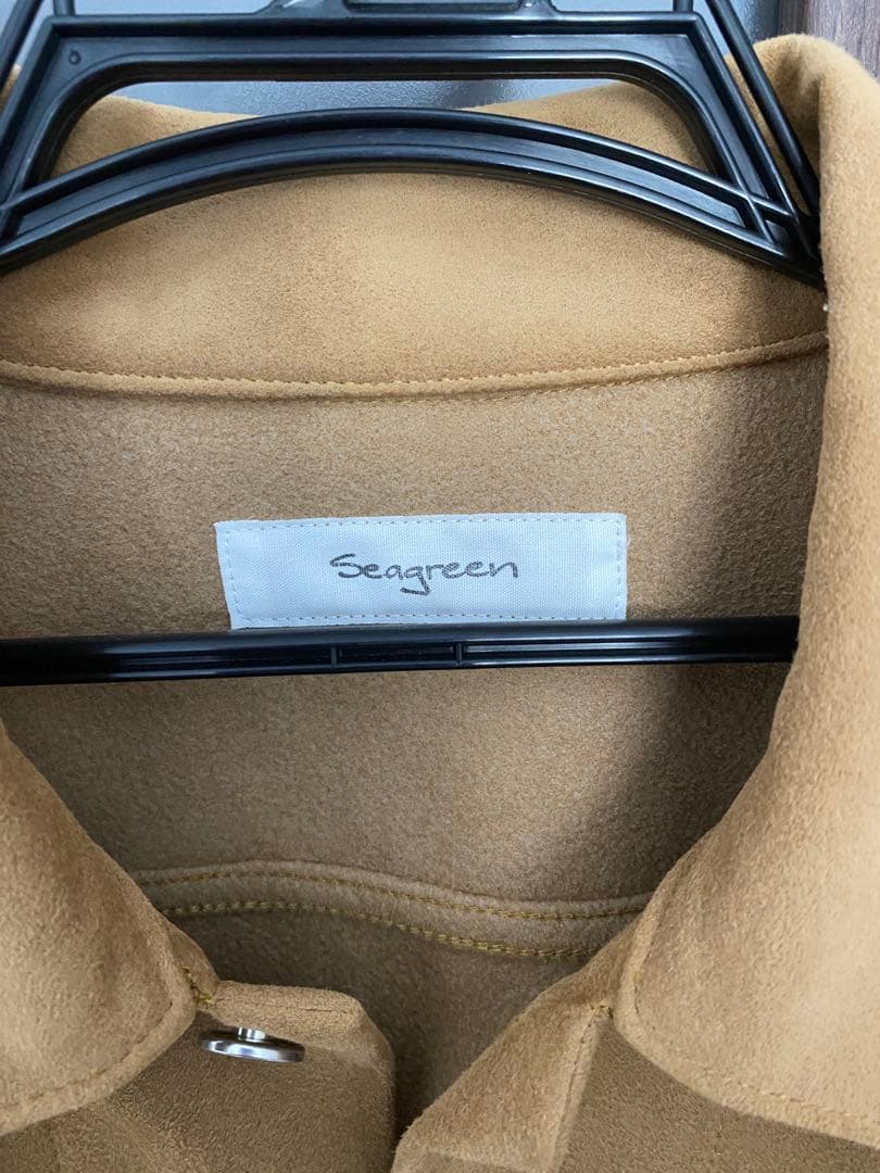 Seagreen デニム型ブルゾン　フェイクスエード