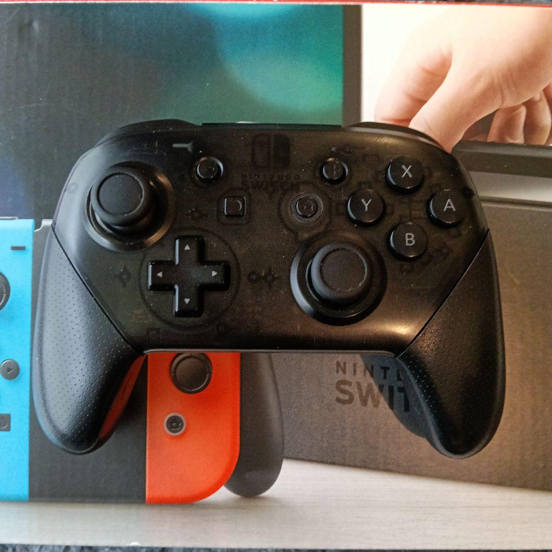 ​Nintendo Switch 初代 本体セット 純正プロコン/SDカード付