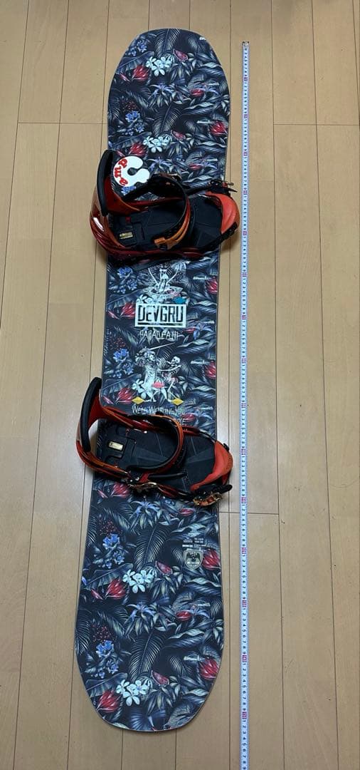 スノーボード DEVGURU 153cm ビンディング　BURTON sizeS