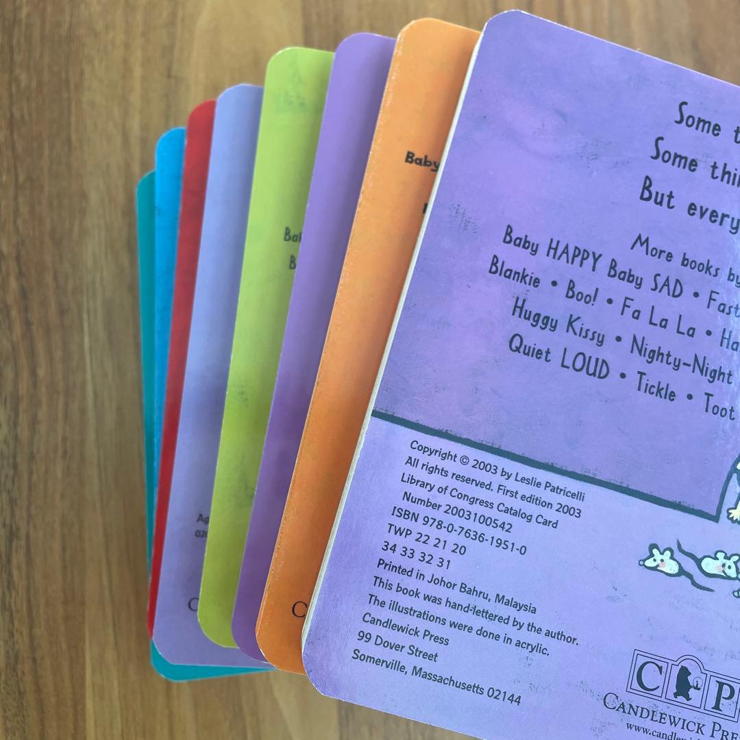 英語絵本　Leslie Patricelli レスリー・パトリセリ　8冊