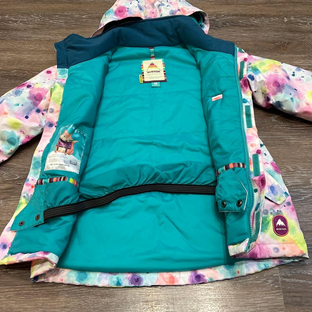 バートン　BURTON 子供用スノージャケット M 女の子　美品　子供