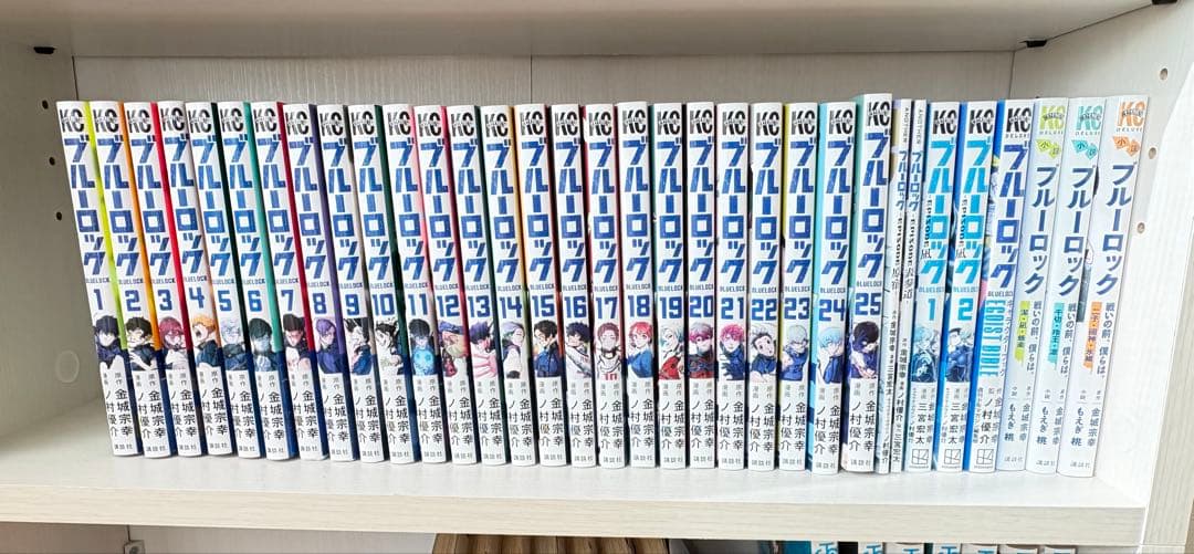 ブルーロック 1~25+エピ凪1・2＋キャラ本+戦いの前僕らは1~3+劇場特典