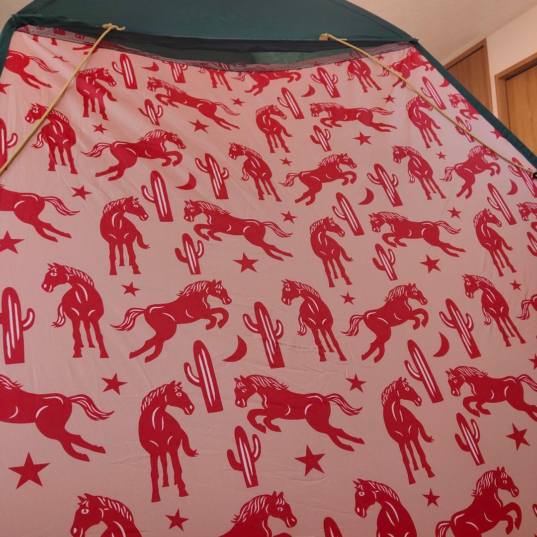 コールマン　クイックアップIGシェード ワンタッチテント　レッド