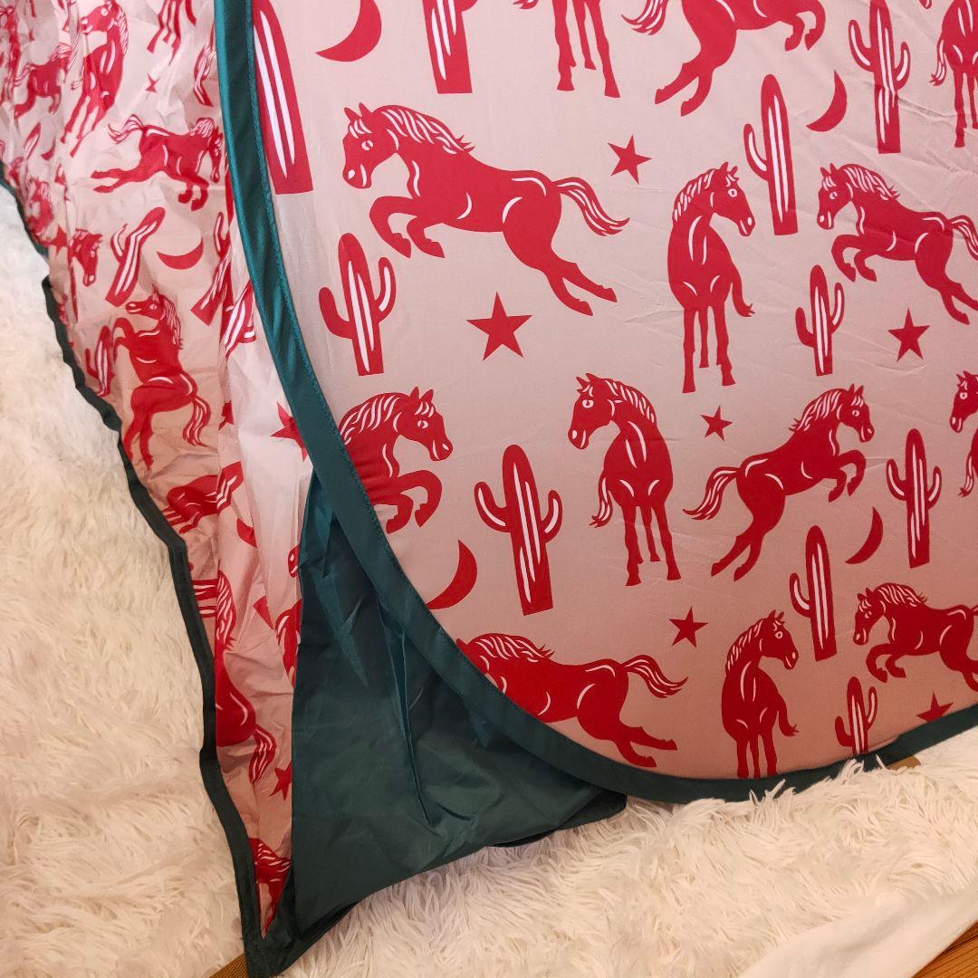 コールマン　クイックアップIGシェード ワンタッチテント　レッド