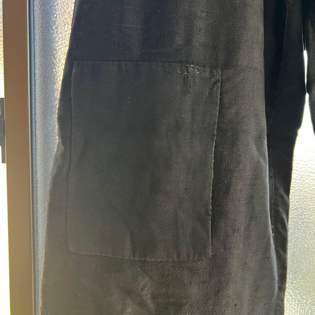 20s 30s french vintage ブラックモールスキン トラウザーズ