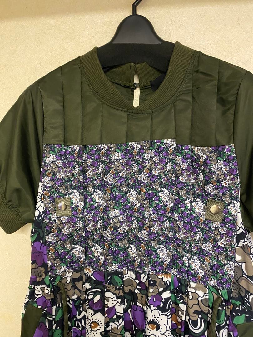 MICALLE MICALLE 花柄ロングワンピース　プリーツ　ミカーレミカーレ