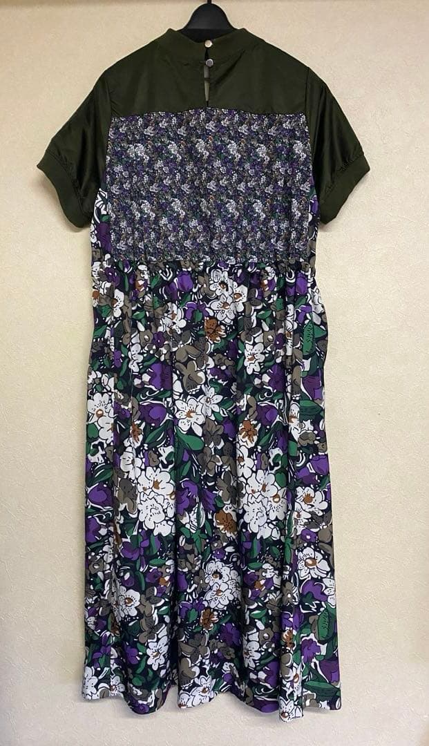 MICALLE MICALLE 花柄ロングワンピース　プリーツ　ミカーレミカーレ