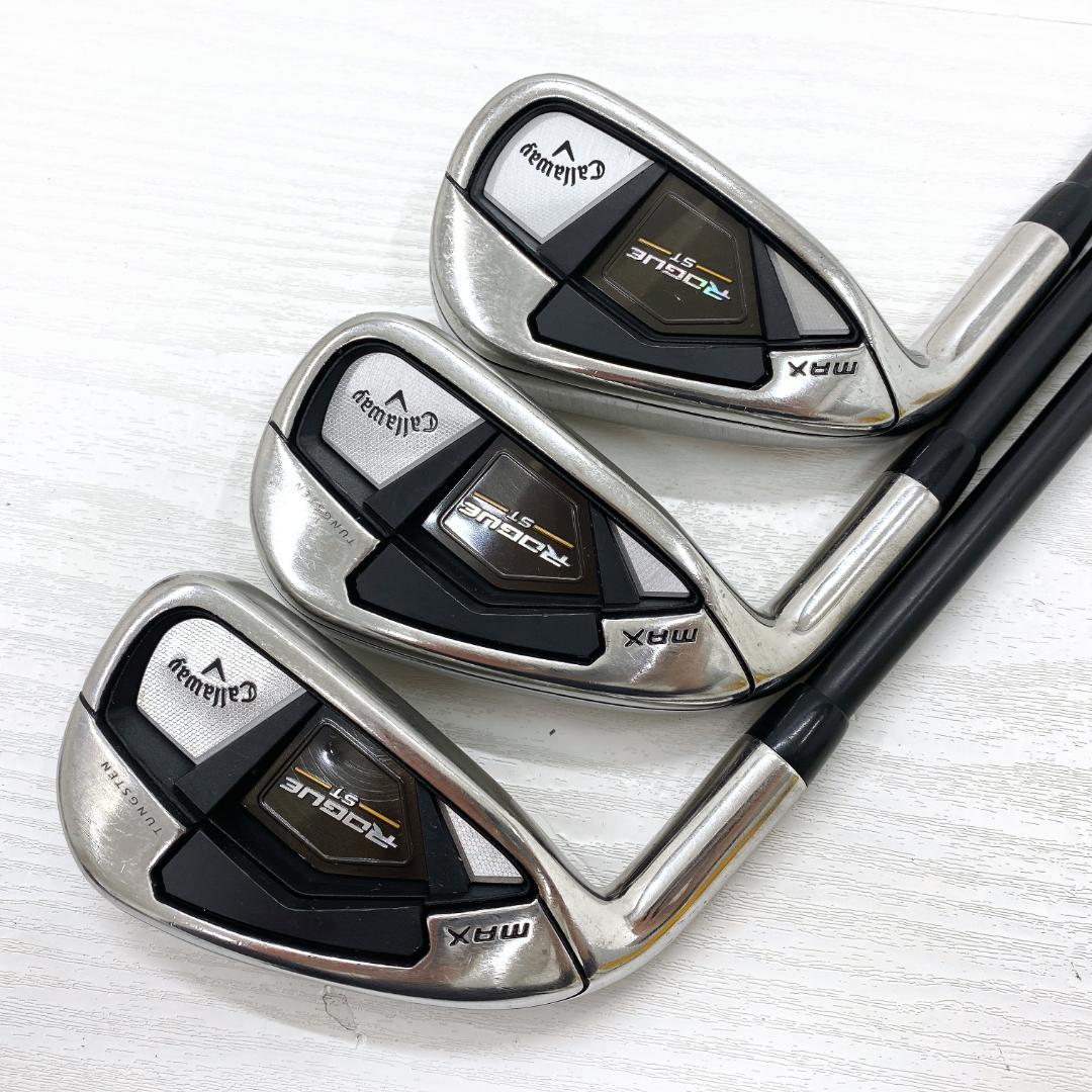 【左利き レフティ】 キャロウェイ ROGUE ST MAX アイアン セット