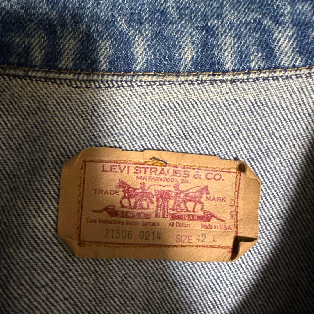 Levi's 古着　デニムジャケット サイズ42 bump 藤原