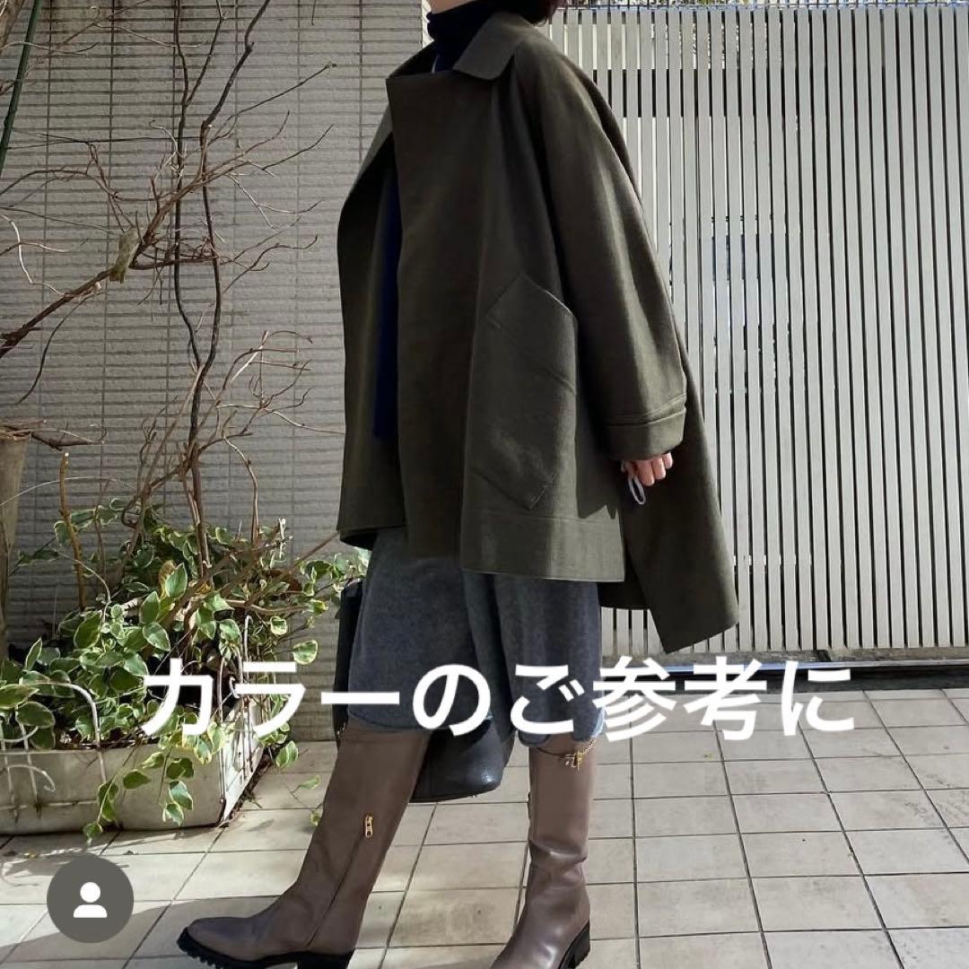 COGTHEBIGSMOKE コグザビッグスモーク スクエアコート カーキ