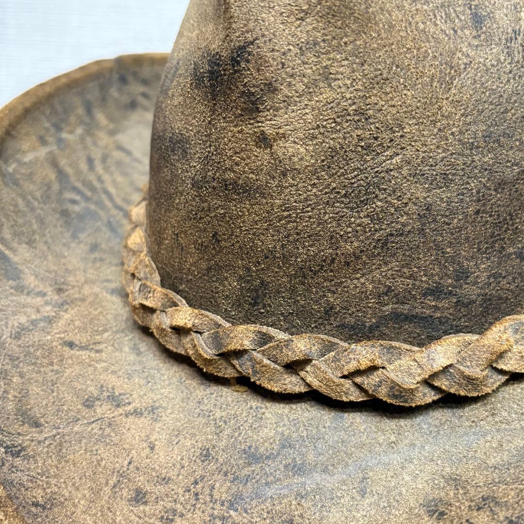 HENSCHEL ヘンシェル USA製 レザーハット L