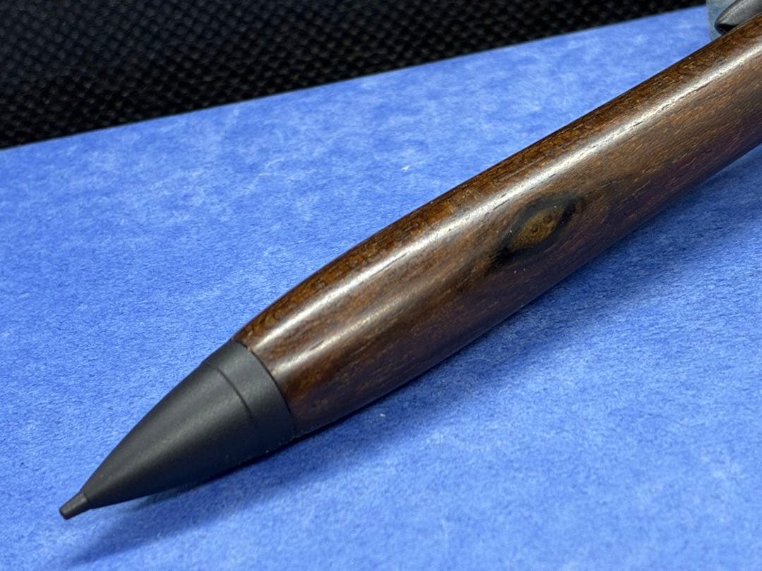 【早い者勝ち】シャムガキ　シャーペン0.5 加藤金属　木軸ペン　ハンドメイド