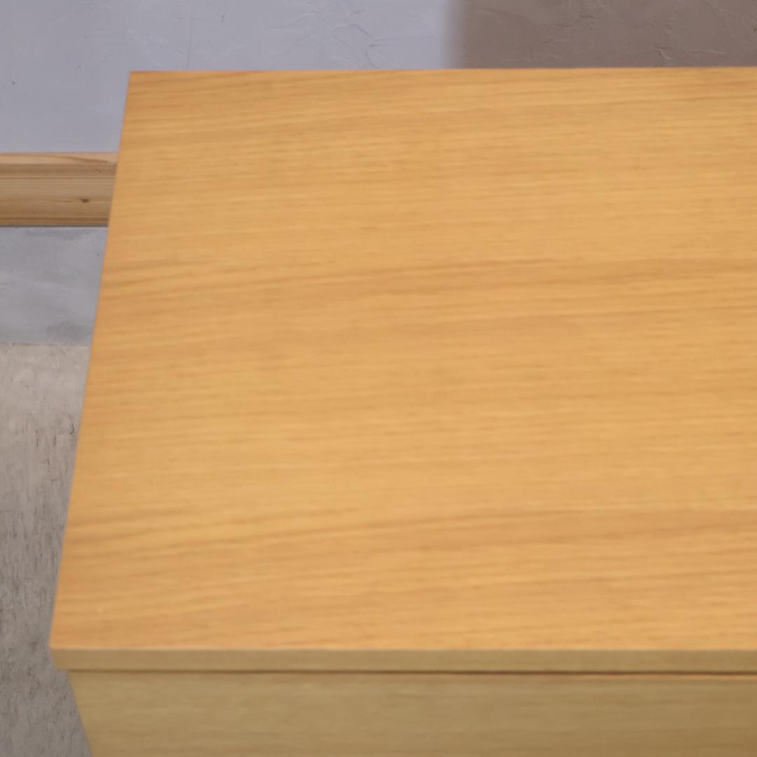 無印良品 MUJI オーク材 チェスト4段・ワイド 北欧スタイル カジュアル