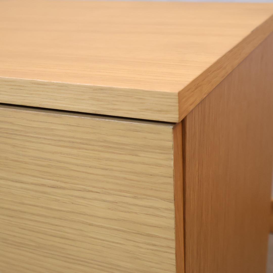 無印良品 MUJI オーク材 チェスト4段・ワイド 北欧スタイル カジュアル