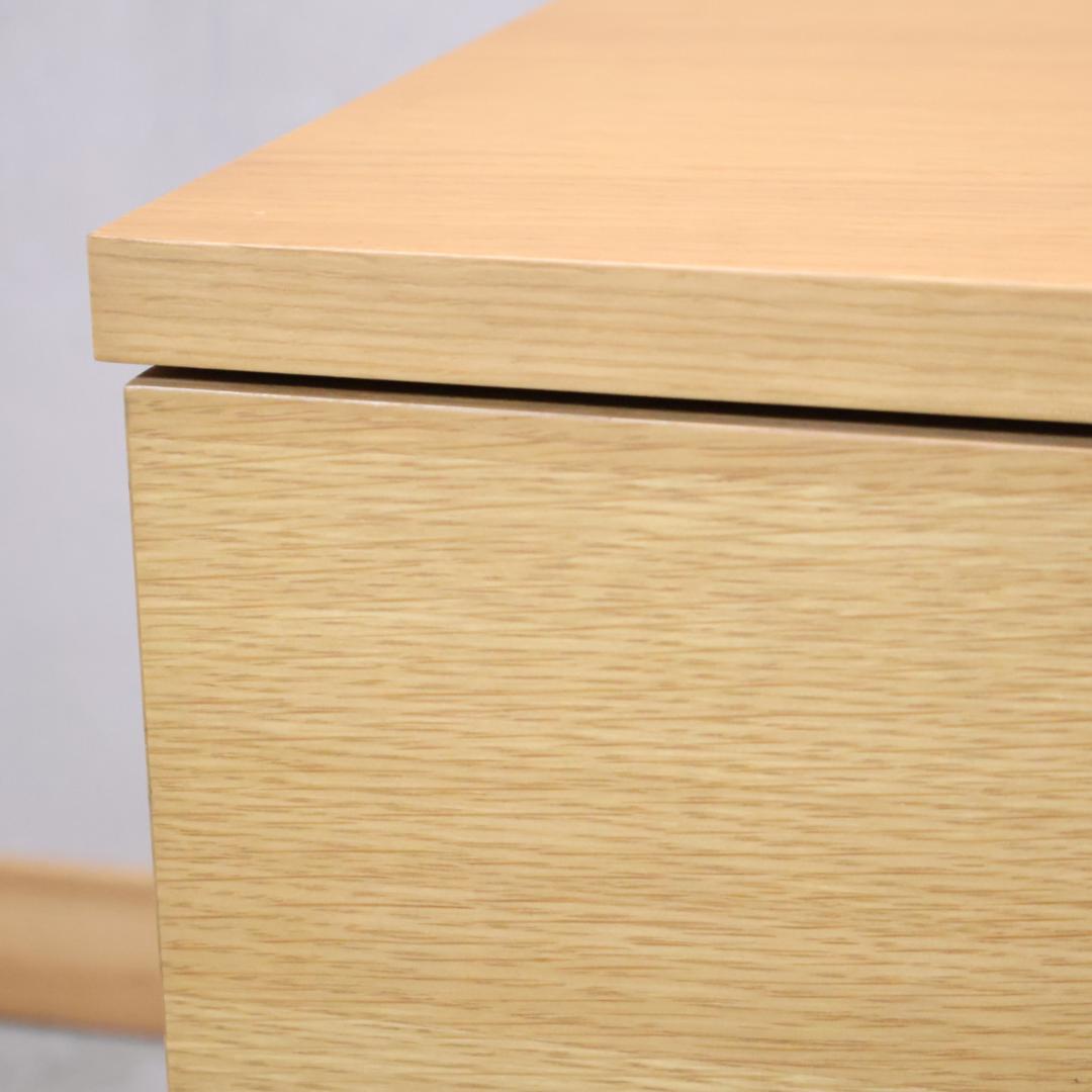 無印良品 MUJI オーク材 チェスト4段・ワイド 北欧スタイル カジュアル