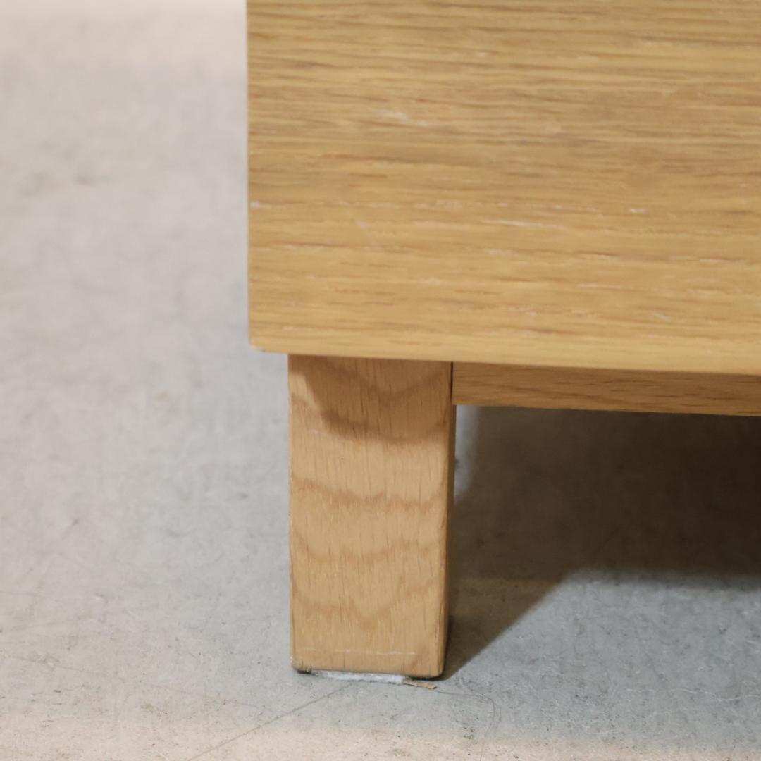 無印良品 MUJI オーク材 チェスト4段・ワイド 北欧スタイル カジュアル