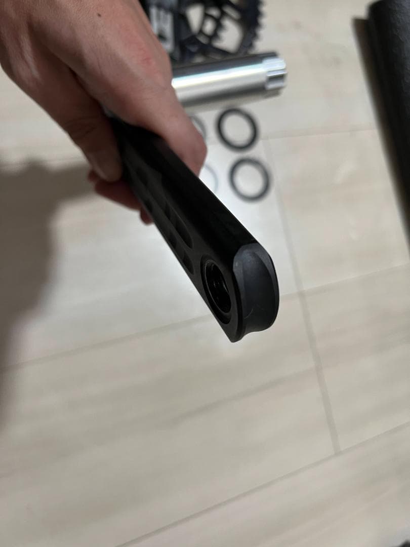 最終値下 ROTOR 3D 170mmクランク楕円50-34T：シャフト30mm