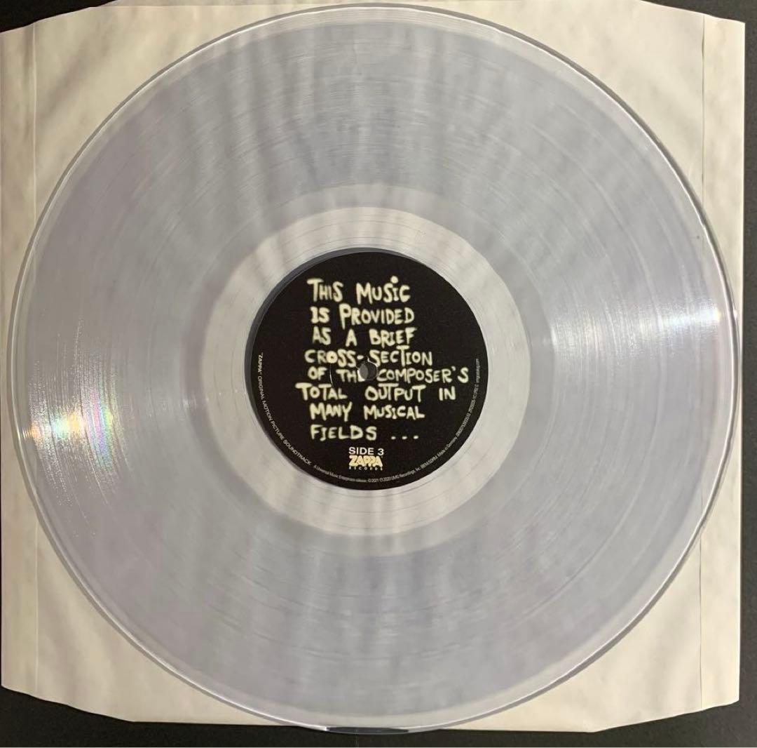 Frank Zappa / Zappa （OST）)（Clear Vinyl）