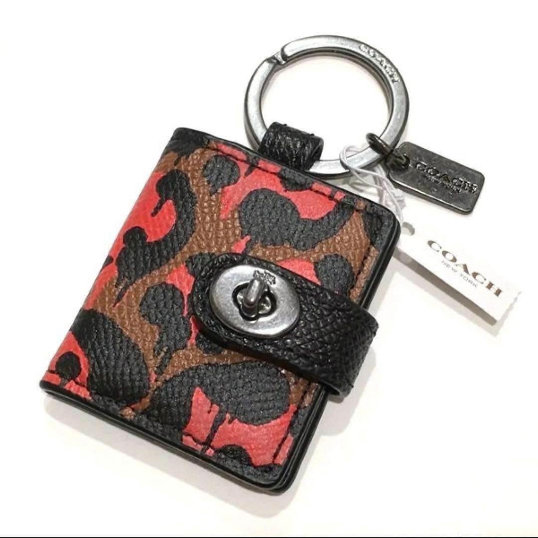 COACH キーリング フォトフレーム キーホルダー