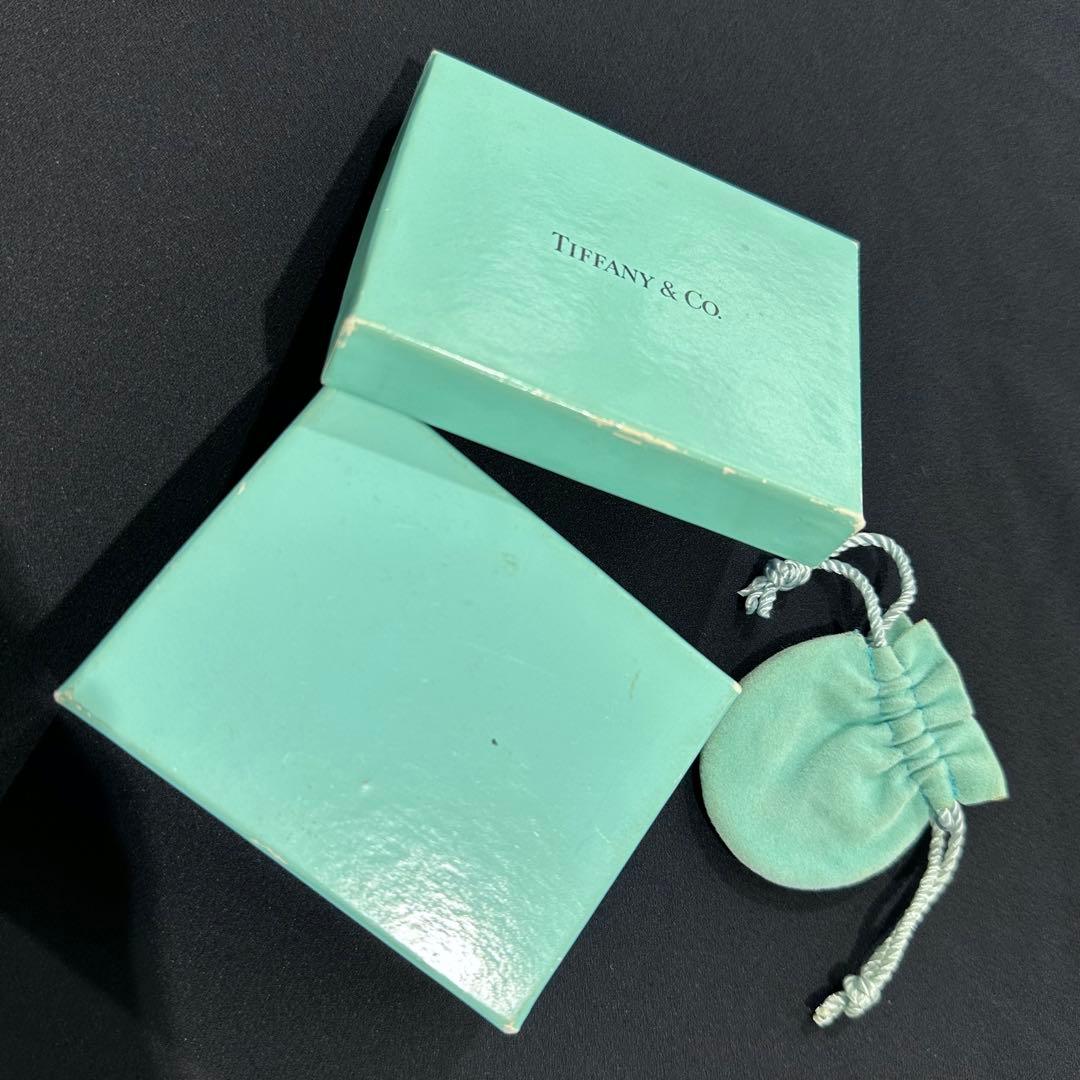 ティファニー　シルバー925、K18 ハートウィズボウコンビリング