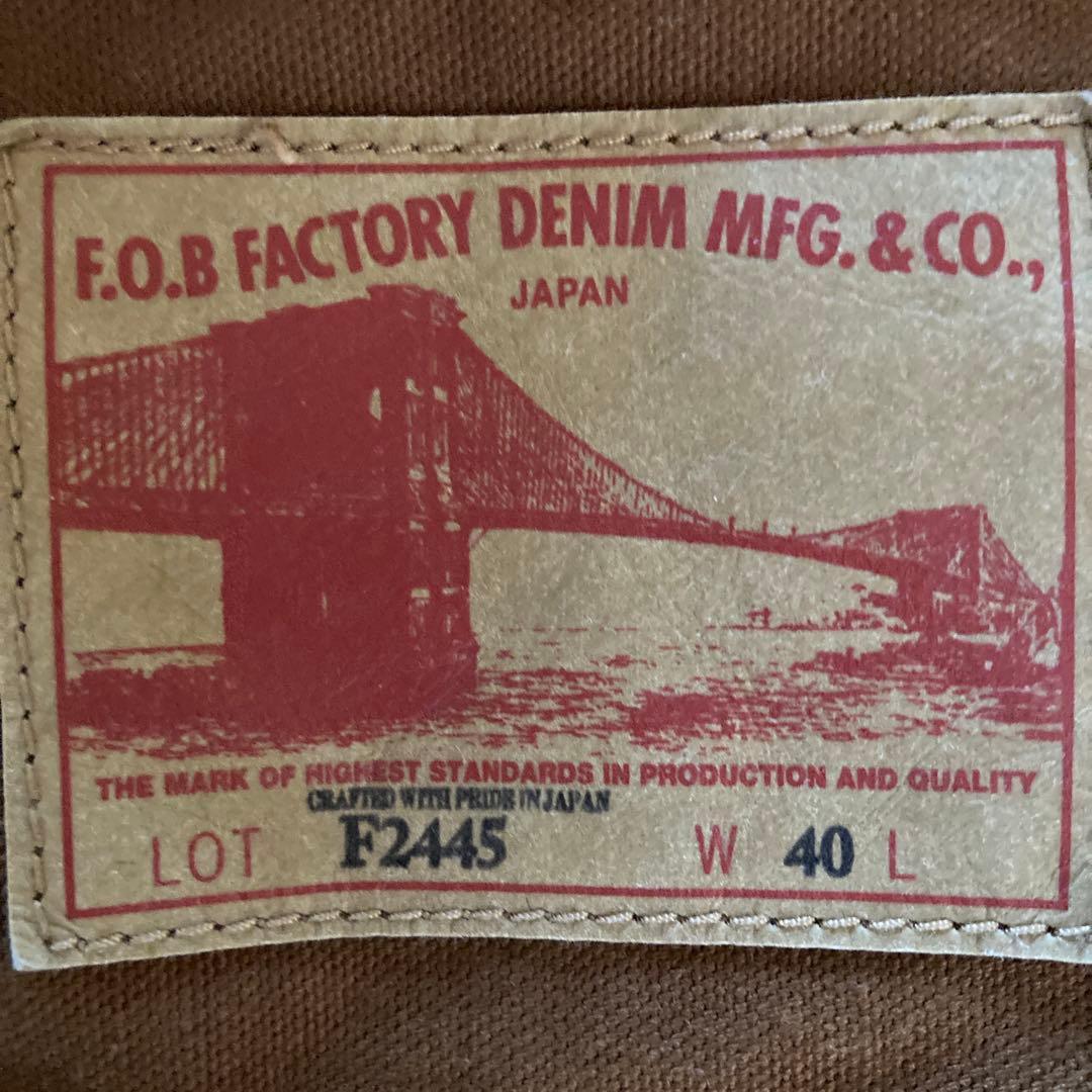 極美品　FOB Factory コットンダックジャケット　ジージャン　40