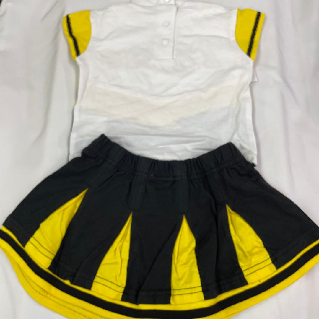 #Tigers 90cm2歳チアリーディングウェア セットシュシュ付