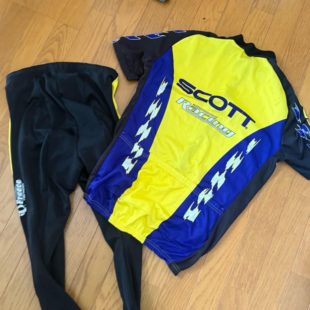 イタリア製 SCOTT　スコット サイクルジャージ　上下