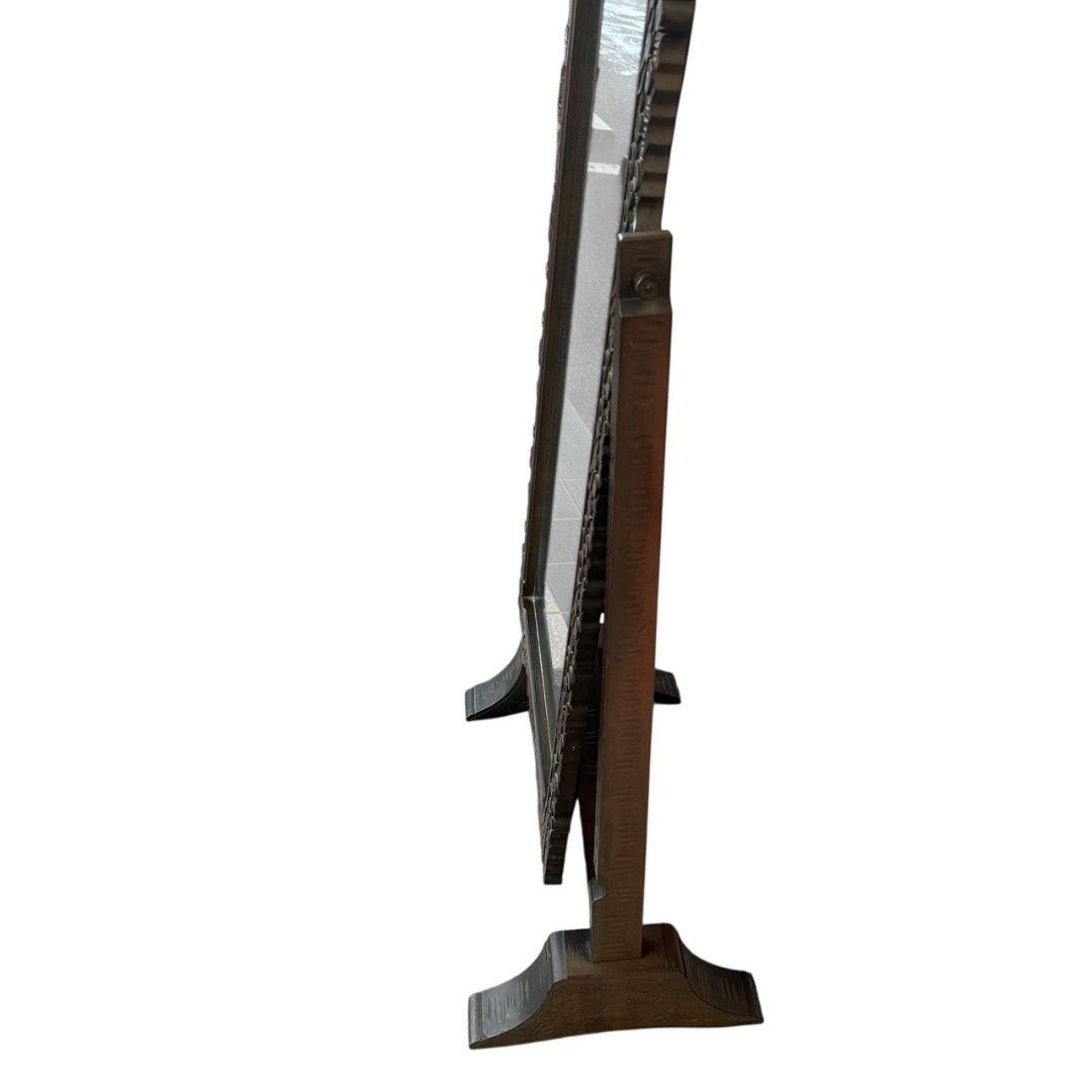 軽井沢彫り　桜　姿見　鏡