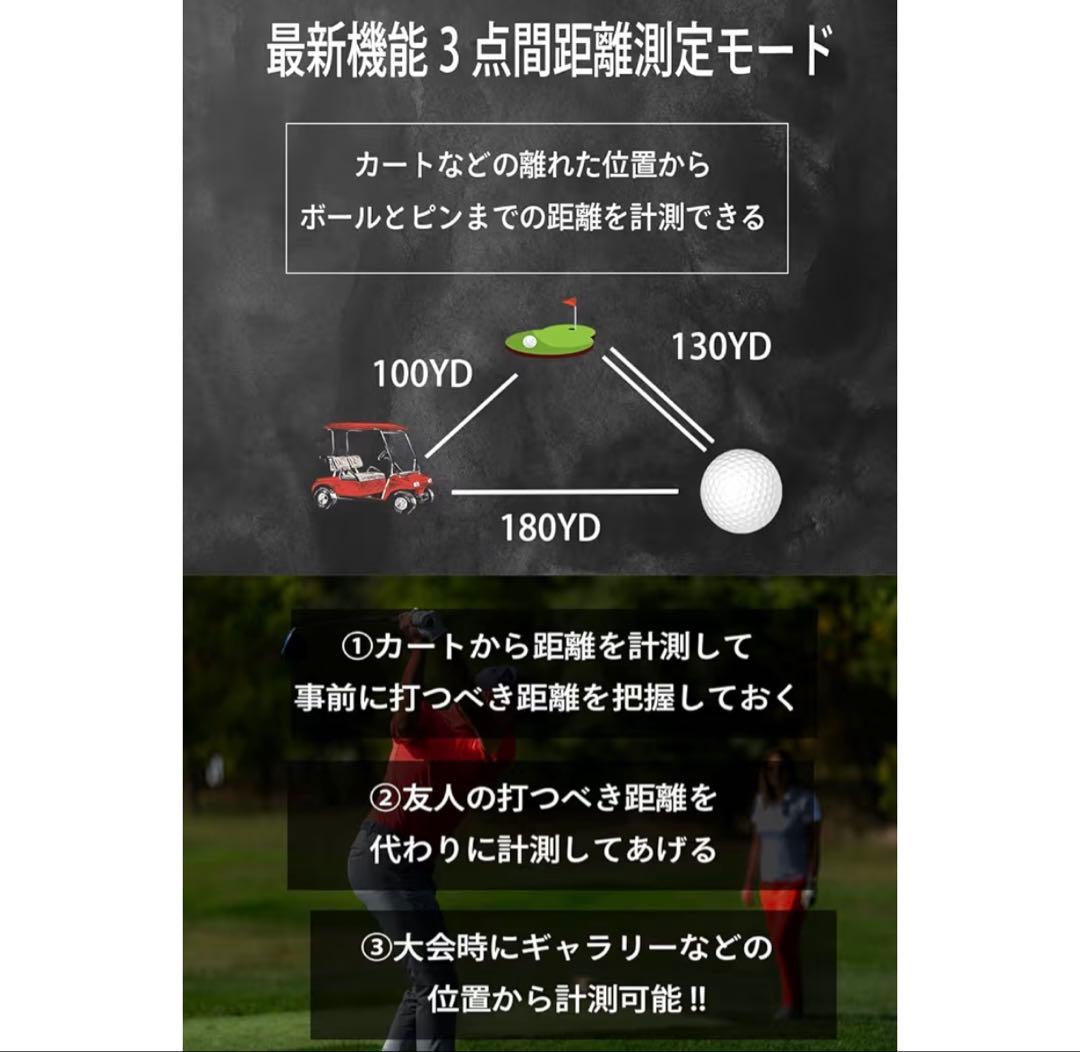 NINJOR GOLF ゴルフレーザー 距離計 NJ MINI PRO OLED