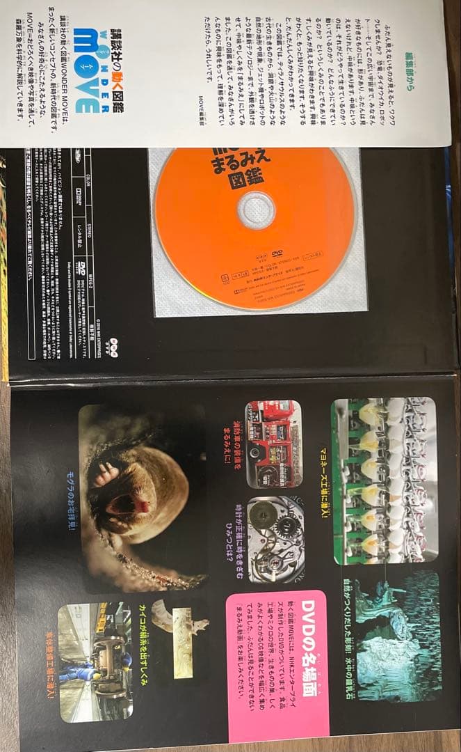 講談社の動く図鑑MOVE10冊セット　※DVDあり