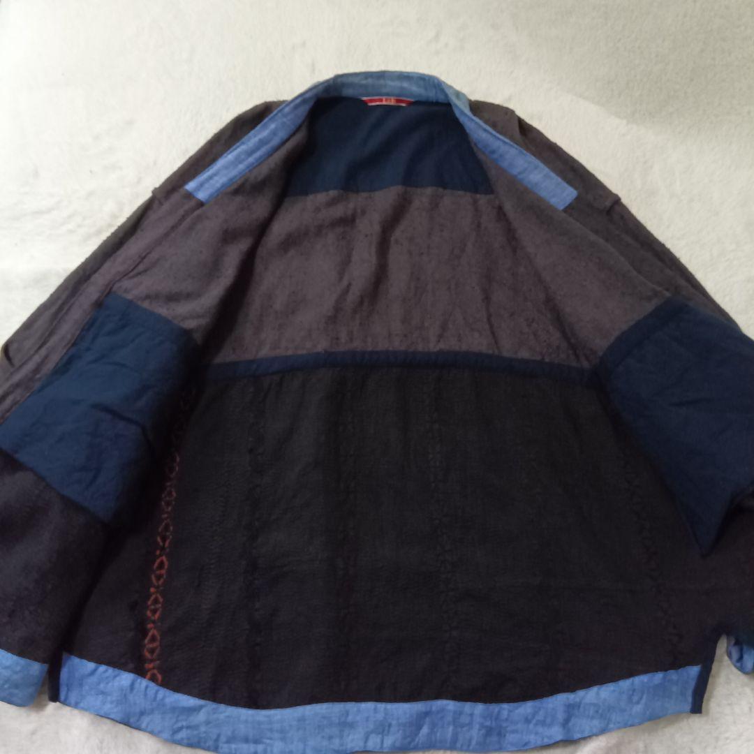 LEH　古錦衣　ハンテン　コットンシルク　L　日本製