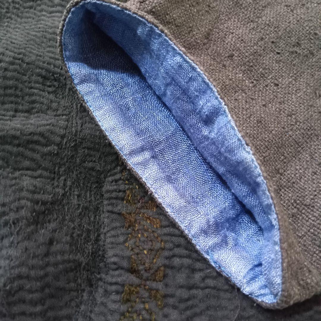 LEH　古錦衣　ハンテン　コットンシルク　L　日本製