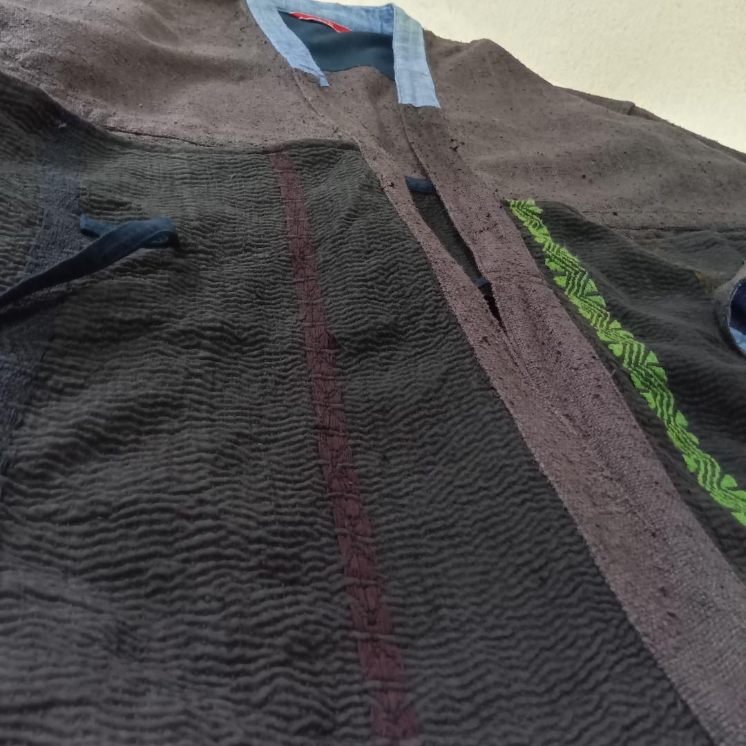 LEH　古錦衣　ハンテン　コットンシルク　L　日本製