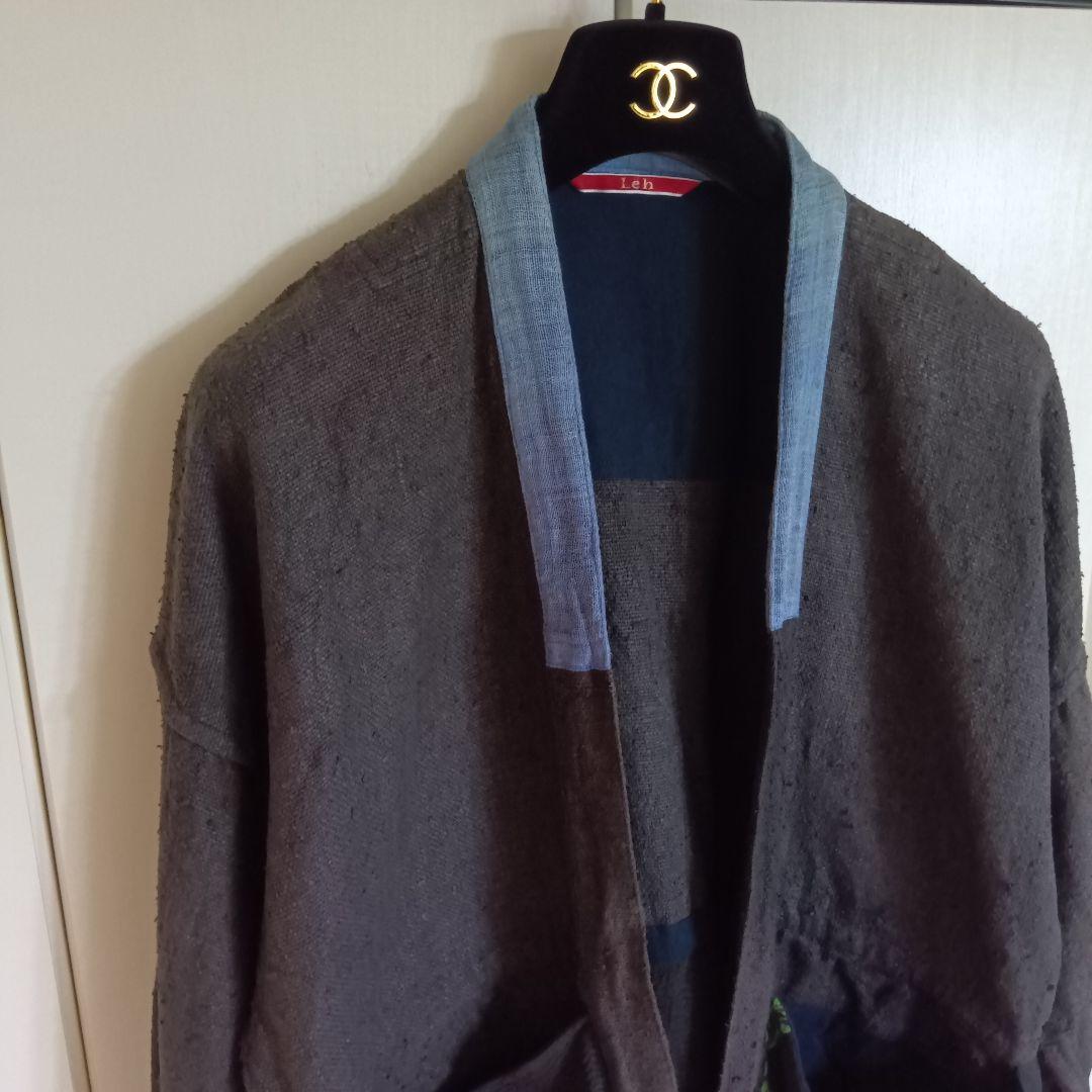 LEH　古錦衣　ハンテン　コットンシルク　L　日本製