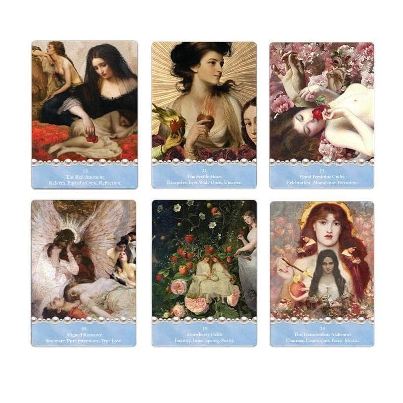 【正規品オラクルカード】美麗アートワーク＆真珠✨女神アフロディーテの祝福のデッキ
