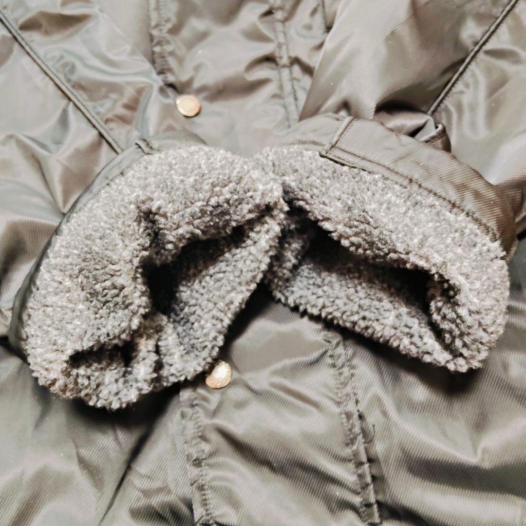 美品 Champion ベンチコート 2way　フード ボア サッカー 野球