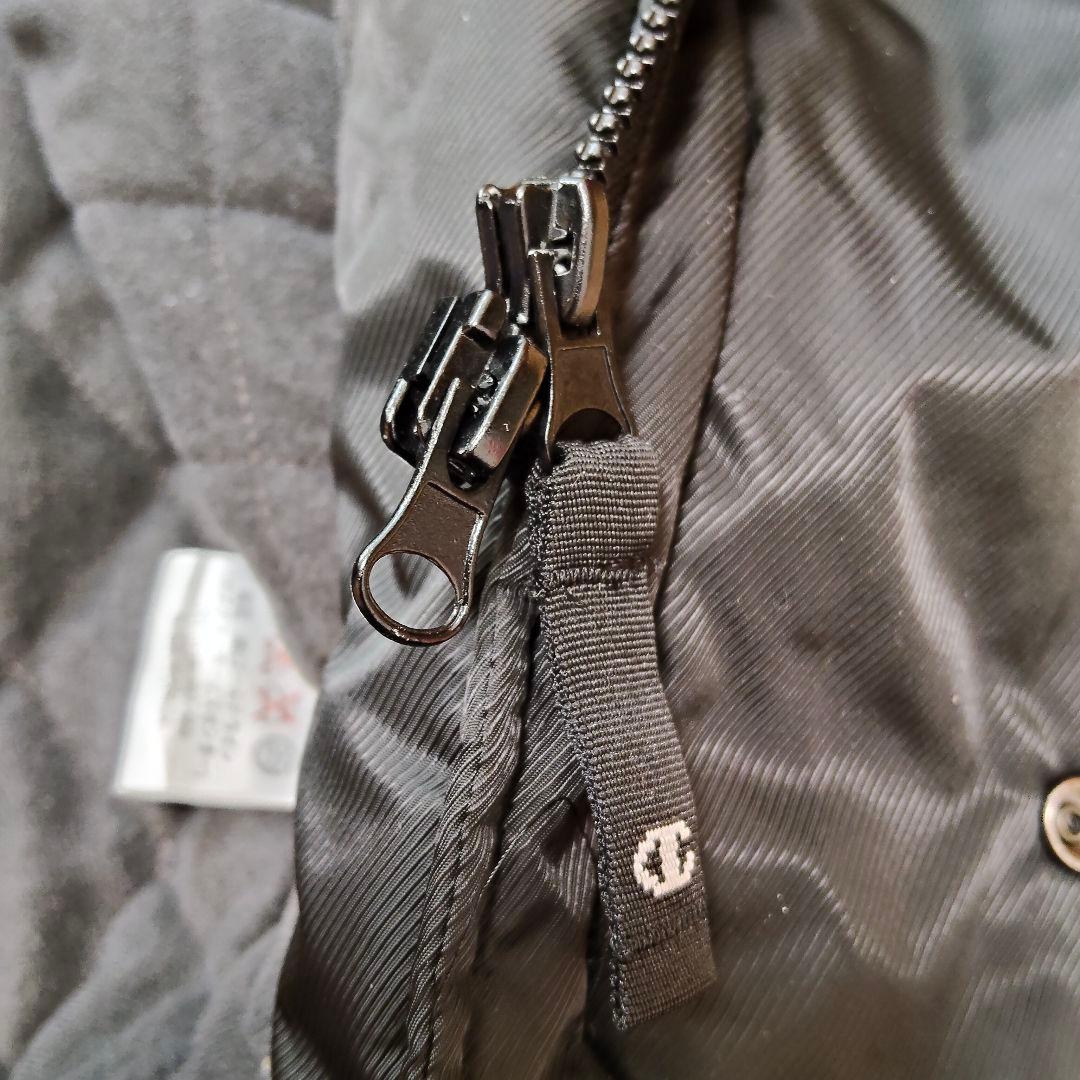 美品 Champion ベンチコート 2way　フード ボア サッカー 野球