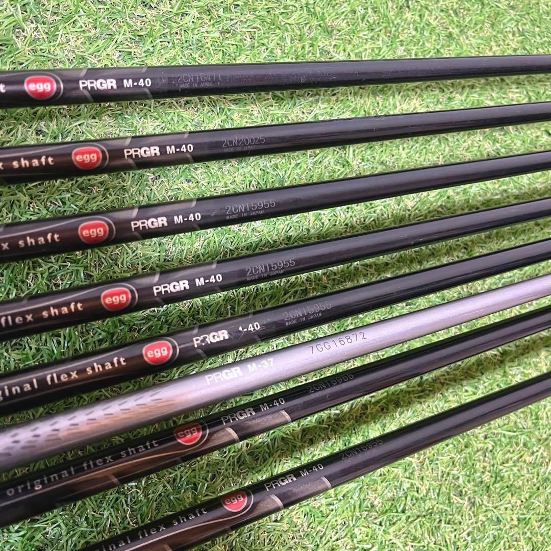 PRGR プロギア egg FORGED アイアン M-40 SR 8本セット