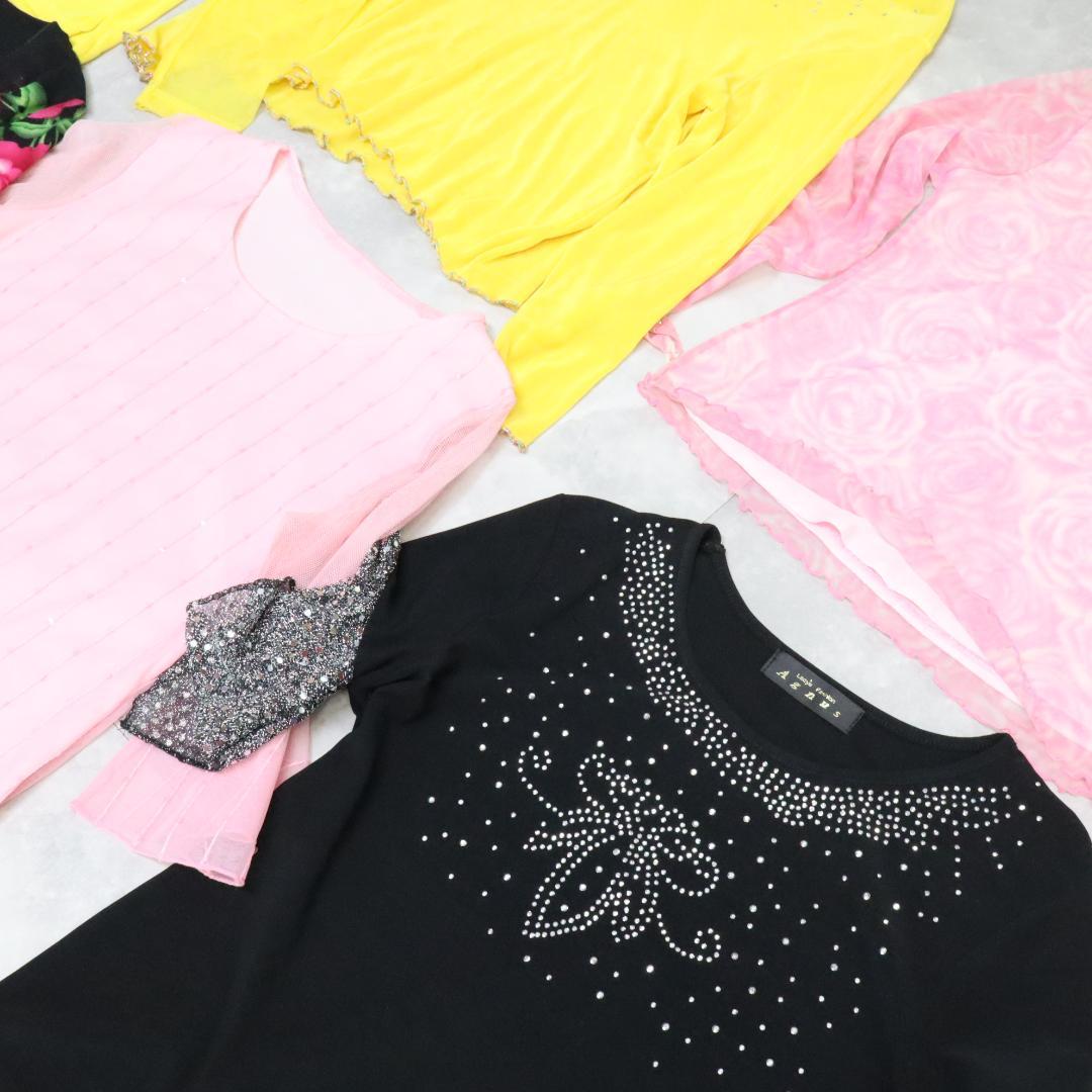 【美品 社交ダンス 衣装 レッスン着 まとめ売り】ブラウス トップス 12着