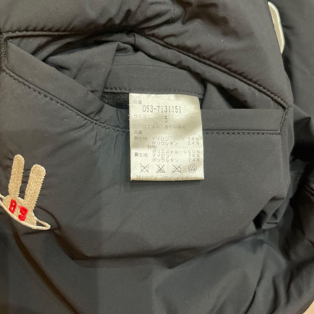 【値下交渉可能】PEARLY GATES ブラックダウンパンツ