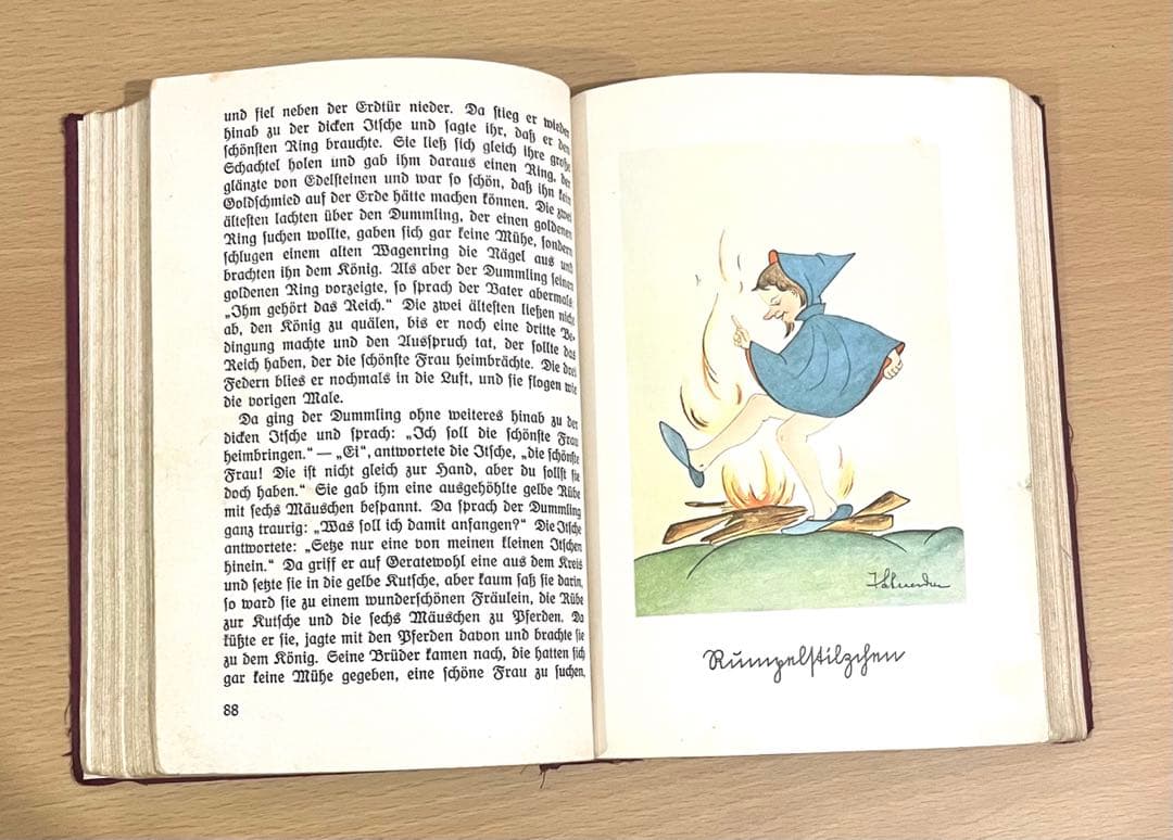 NO.253 ドイツ 古書 洋書 絵本 児童書 グリム童話