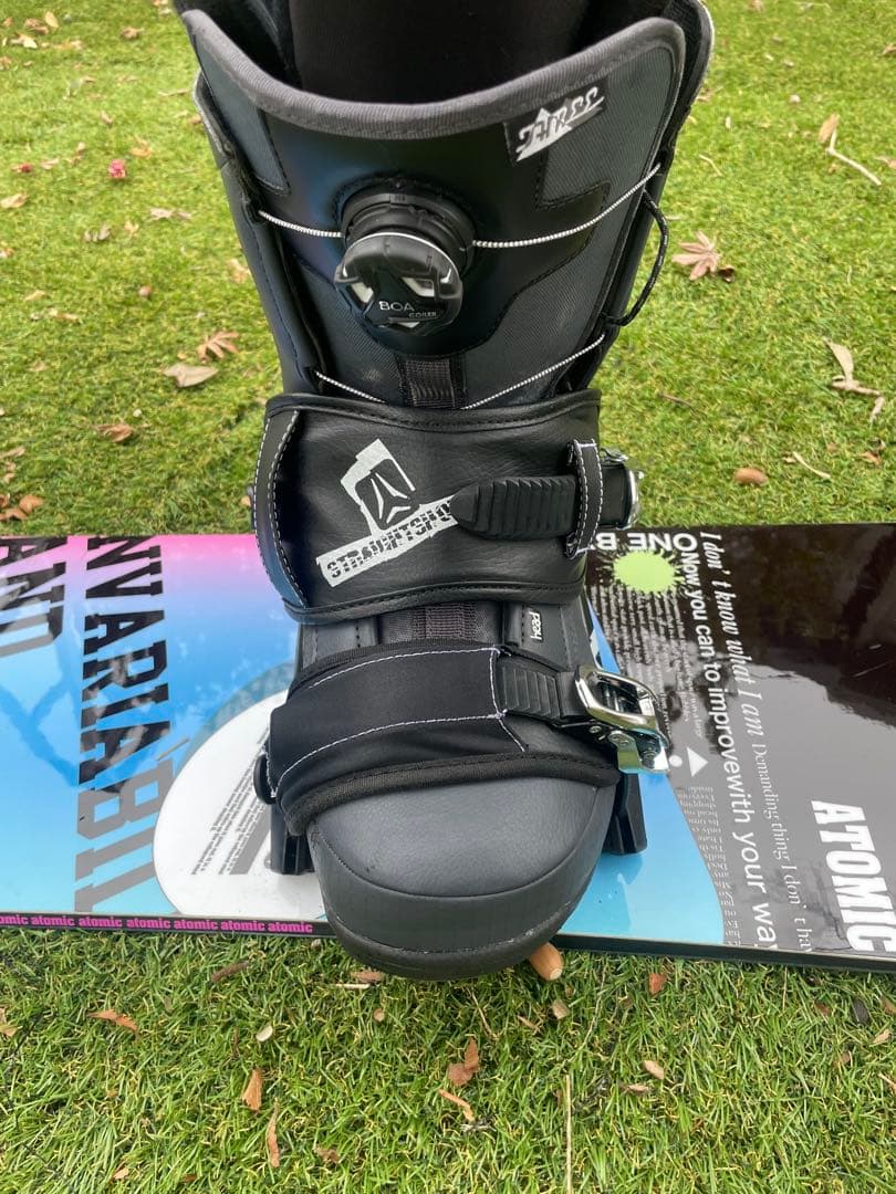 【早い者勝ち】ATMIC スノーボード ビンディング 152cm ボードケース付