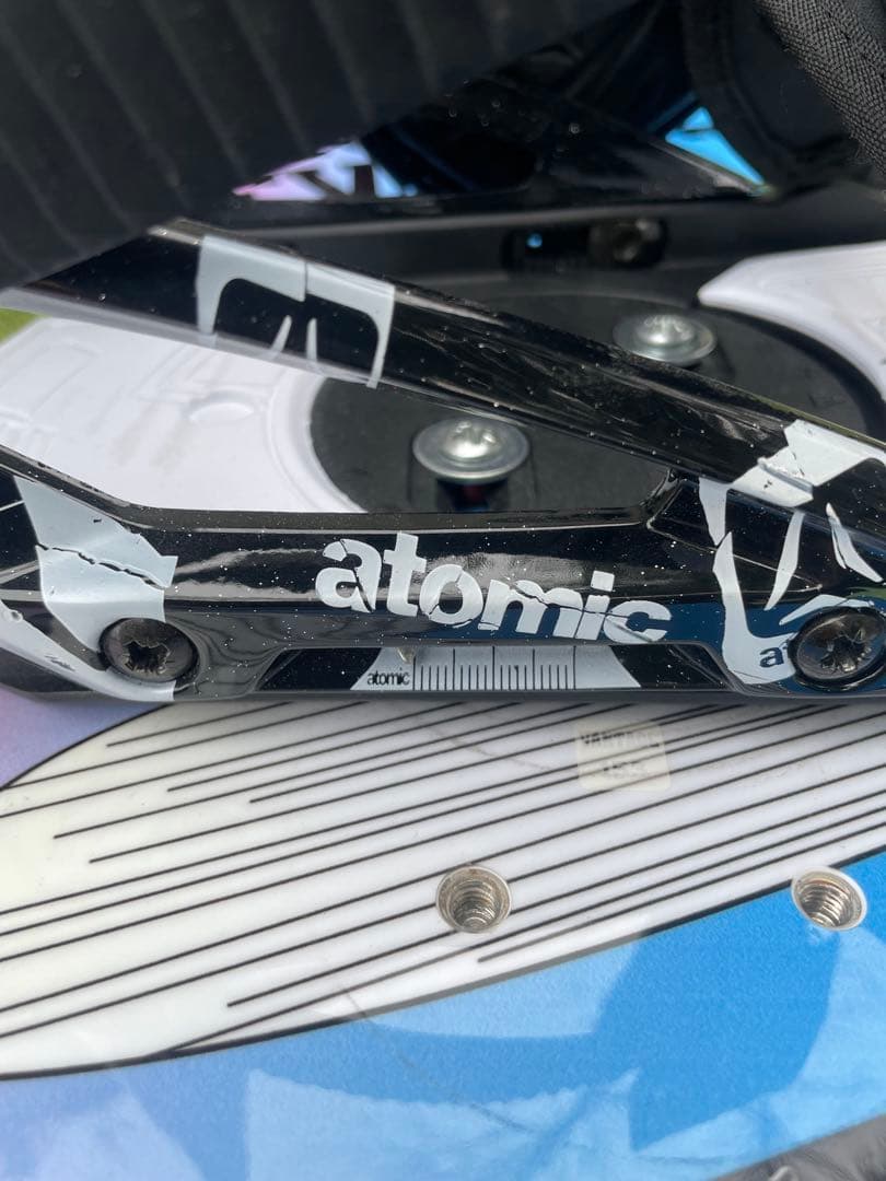 【早い者勝ち】ATMIC スノーボード ビンディング 152cm ボードケース付