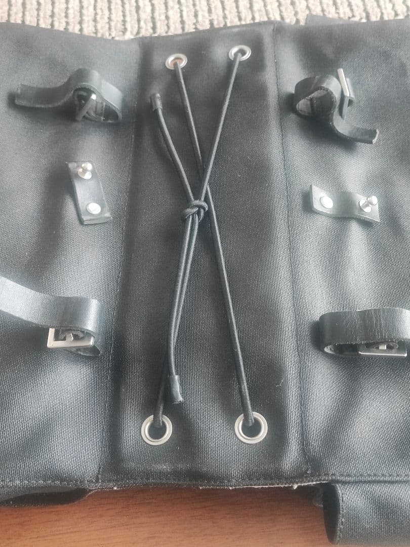 BROOKS（ブルックス） 折りたたみ式レザー パニアバッグ（黒）