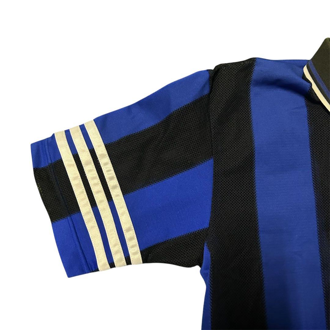 【激レア】デサント製 アディダス 90s ストライプゲームシャツ ガンバ大阪